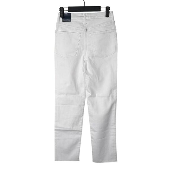 NWT J. Crew White Stovepipe Straight Jean in Signature Stretch Size 24 - Picture 5 of 12